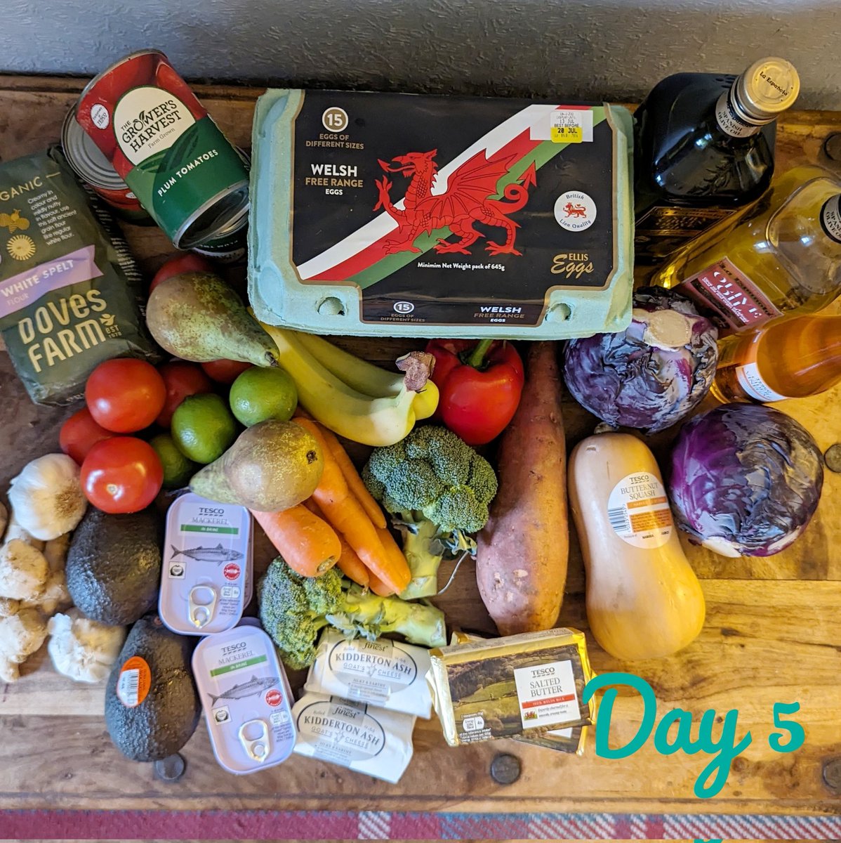 This is our weekly food shop. Entirely plastic free. It is challenging though. What do you find hard about going plastic free in the supermarket? #nowasteliving #PlasticFreeJuly #plasticfreejuly2023