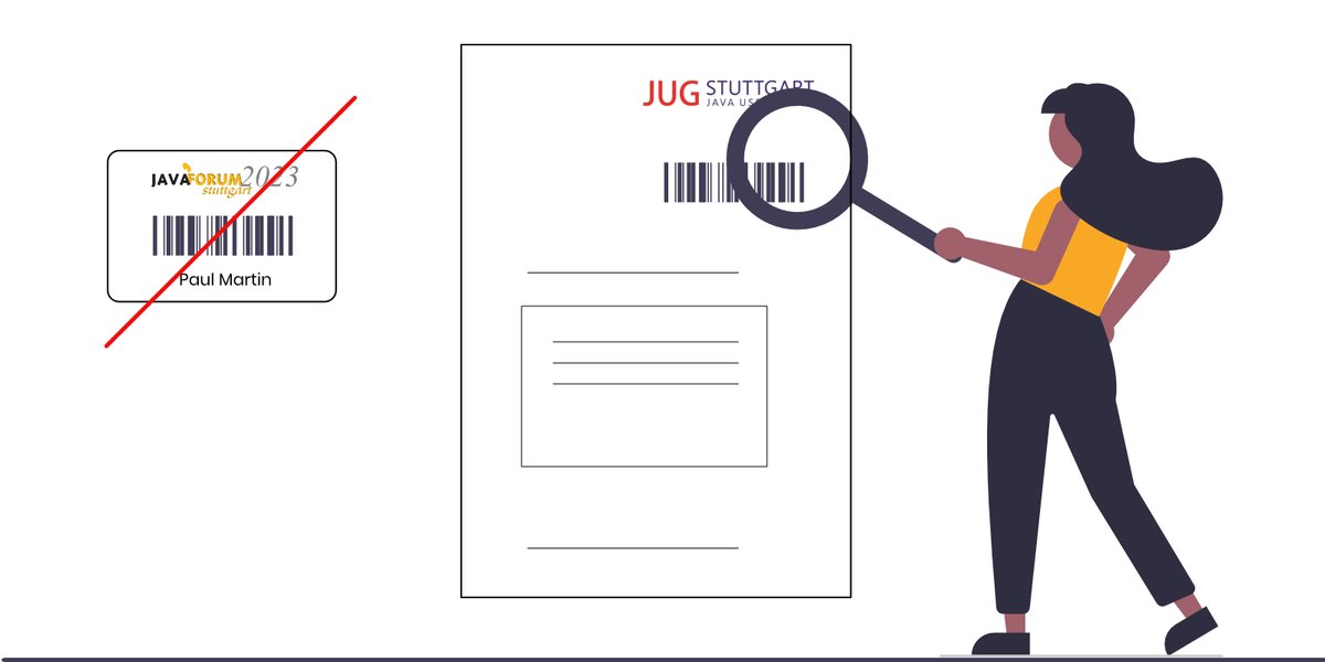 jug_stuttgart's tweet photo. An alle Besucher des Java Forum Stuttgart 2023
ES ERFOLGT KEIN TICKETVERSAND.
Wir haben ein ticketloses Eintrittsverfahren.
Bitte bringen Sie als Nachweis Ihre Rechnung oder Anmeldebestätigung mit.

AN ALLE DIE NOCH NICHT ANGEMELDET SIND:
Die Anmeldung bleibt bis 9. Juli geöffnet https://t.co/7sOCDbgrfc