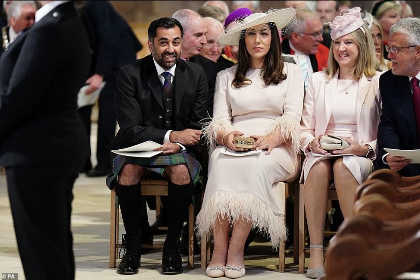 feedunsmuir's tweet photo. @WeAreMV_ First Minister’s wife wearing MV today at the Kings Scottish Coronation in Edinburgh! We sold her this a few weeks ago 👑 she looks lovely! https://t.co/FucvYjKzzo