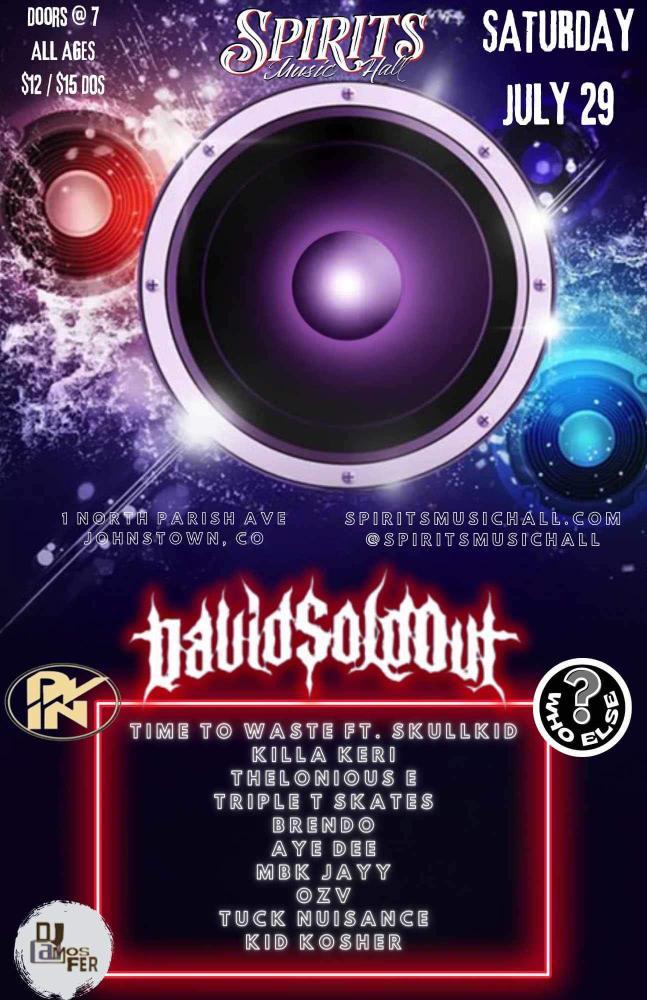 DavidSoldOut's tweet photo. NoCo!! Pull tf up on me &amp; the homies 7/29 @ Spirits Music Hall 🖤🖤🖤 https://t.co/6iJEESKKw6