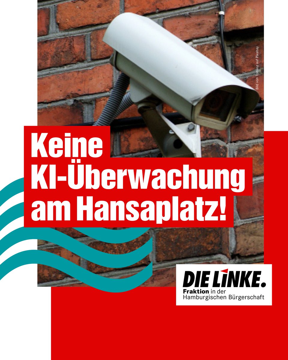 Am #Hansaplatz möchte die #Polizei eine Software zur automatischen Analyse von Bewegungen einsetzen. Wir fordern: Dieses Projekt muss gestoppt werden! Es ist mit den Persönlichkeitsrechten unvereinbar und führt zu noch mehr Stigmatisierung &amp; Vertreibung marginalisierter Menschen.