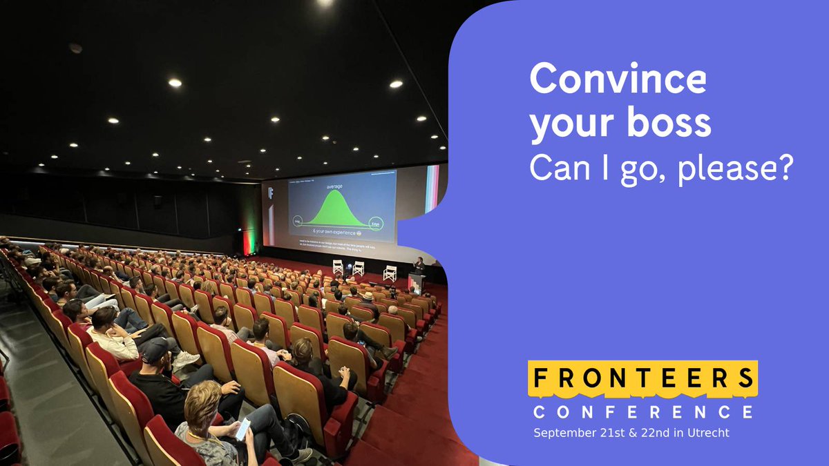 Are you feeling enthusiastic about attending Fronteers Conference September 21st &amp; 22nd, but believe that your manager may need a little extra persuasion? We've got you covered with a well-crafted template to help you make your case!

fronteersconf.org/convince-your-…