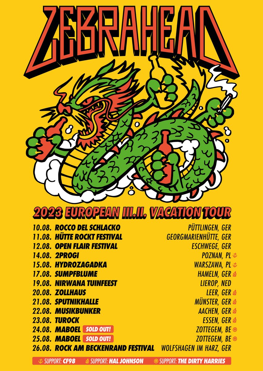 zebrahead's tweet photo. Hello Friends. Due to "logistical problems and a bit of confusion" we have had to move the show in Essen, Germany to August 23rd. If there are any problems with the new date..refunds can be granted at the point of purchase. We are extremely sorry if this causes anyone problems https://t.co/hPu8puFxgv