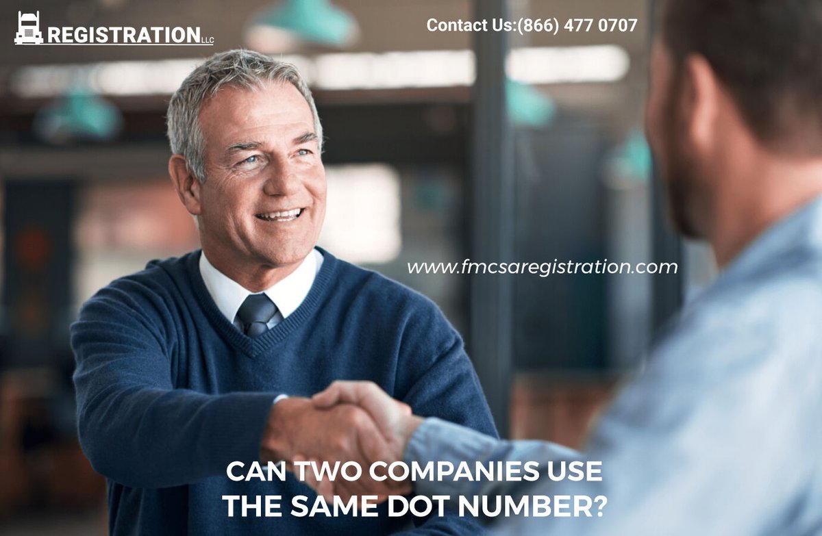 getUSDOTnumber's tweet image. Can two companies share the same DOT number? Our latest blog post explains the regulations and exceptions: bit.ly/3AsXtGb #DOTnumber #truckingregulations #FMCSA #FMCSAregistration