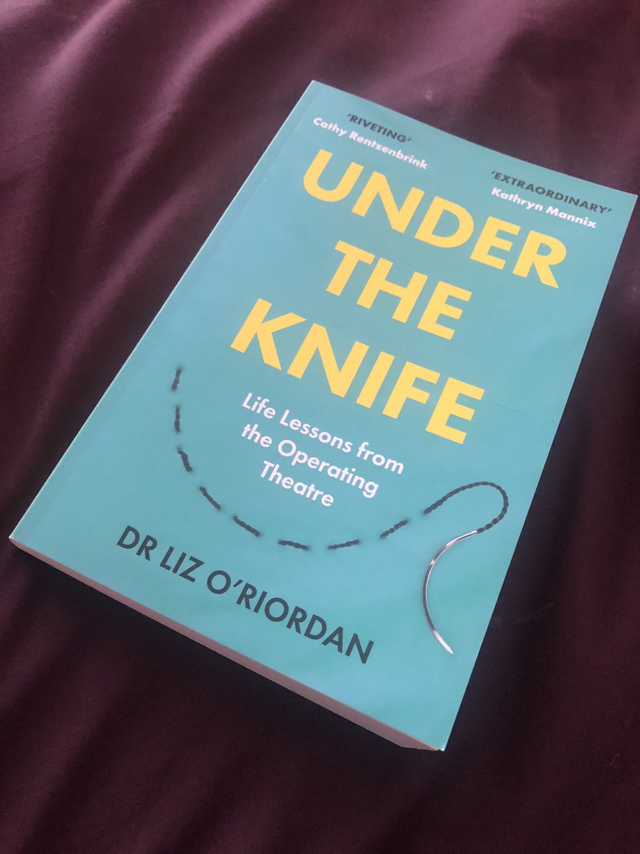 So thrilled and excited to get my copy of @Liz_ORiordan Under The Knife today. You will find me in a corner reading until it’s finished. #BeMoreIsobel