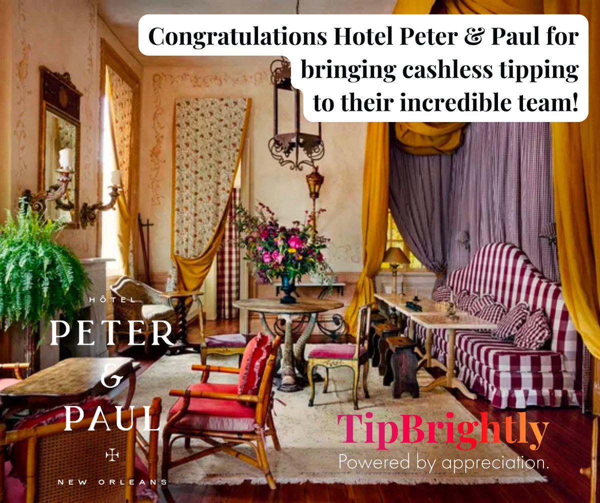 TipBrightly (@tipbrightly) on Twitter photo TipBrightly is very happy to announce that <a href="/HotelPeter_Paul/">Hotel Peter and Paul</a> now has our cashless system in place. We are super thrilled to have partnered and collaborated with a management team who cares for their employees and their financial well-being. TipBrightly is very happy to announce that <a href="/HotelPeter_Paul/">Hotel Peter and Paul</a> now has our cashless system in place. We are super thrilled to have partnered and collaborated with a management team who cares for their employees and their financial well-being.