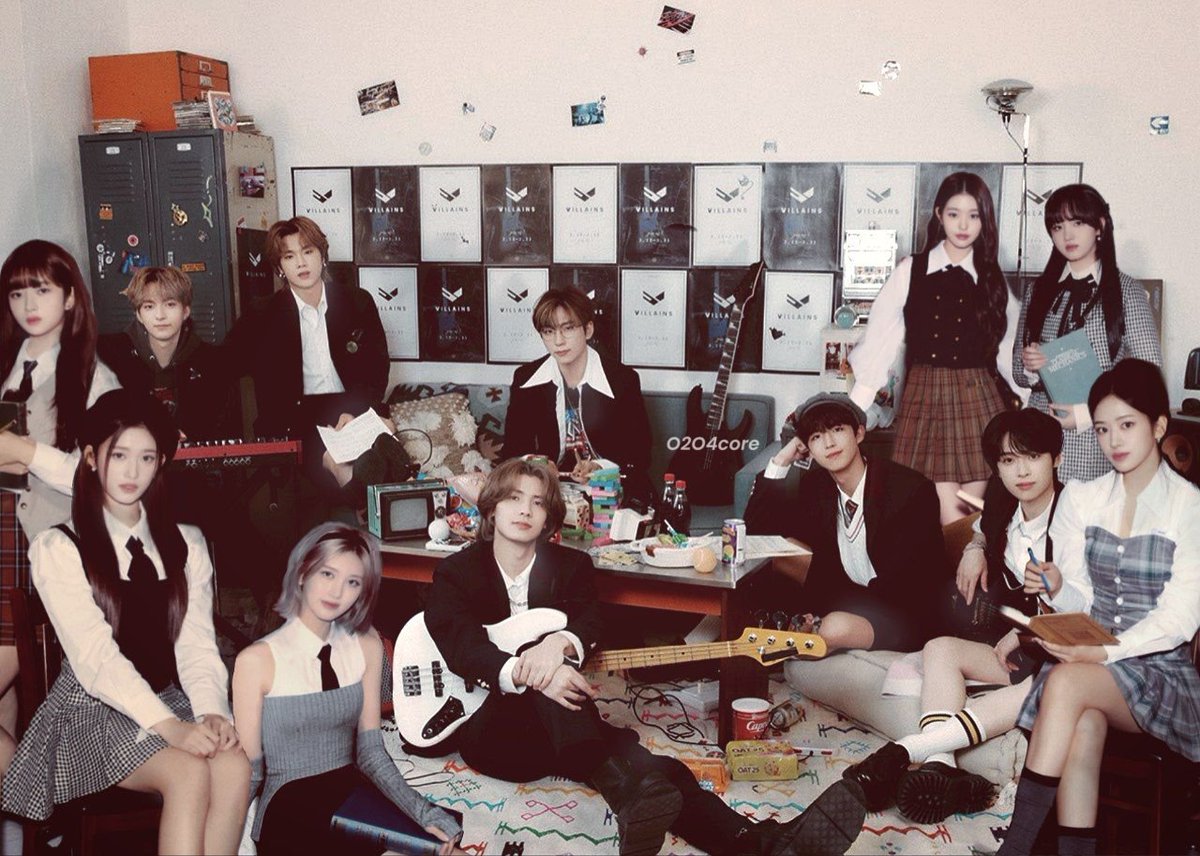 O2O4core's tweet photo. The Prom Queens ft BAND XV. #IVEDINARY https://t.co/f9hYzuenN1