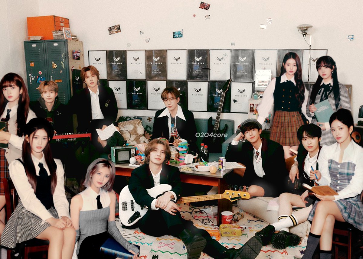 O2O4core's tweet photo. The Prom Queens ft BAND XV. #IVEDINARY https://t.co/f9hYzuenN1