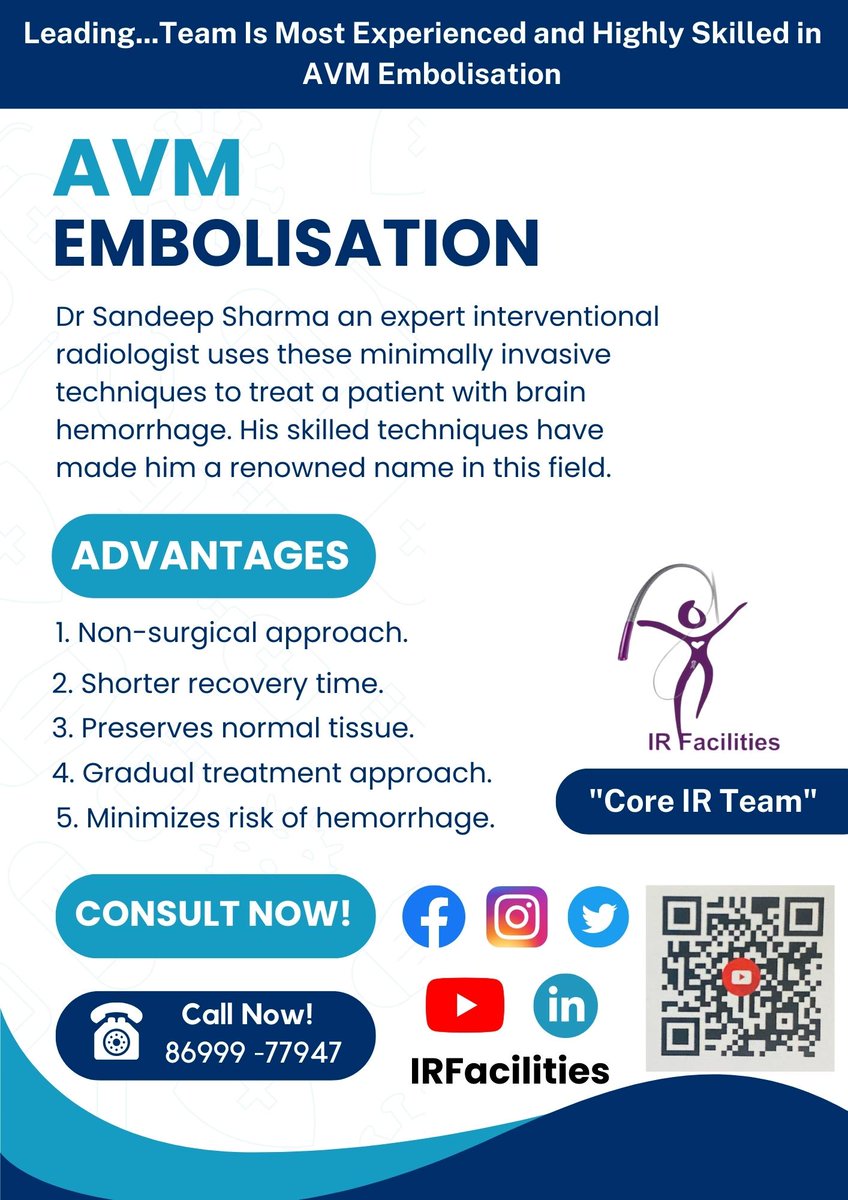 Introducing AVM Embolisation, a cutting-edge medical procedure that's transforming the lives of AVM patients worldwide! 🏥💪
Call For Consultancy: 86999 -77947
.
#AVMEmbolisation #RevolutionaryTreatment #MedicalAdvancements #MinimallyInvasive #HealthcareInnovation