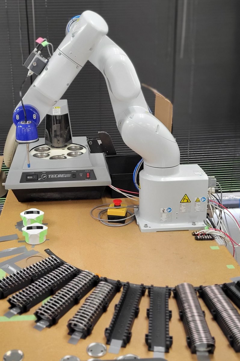 Merchblue's tweet photo. Exciting news from MerchBlue! Our team now includes super cool robots that are helping us make pinback buttons. Whether it’s for a campaign, a cause, or just for fun, our buttons are now better than ever!  Find out how in our new blog post: https://t.co/61jgfeeVM3 https://t.co/Rph49Tk5Jd