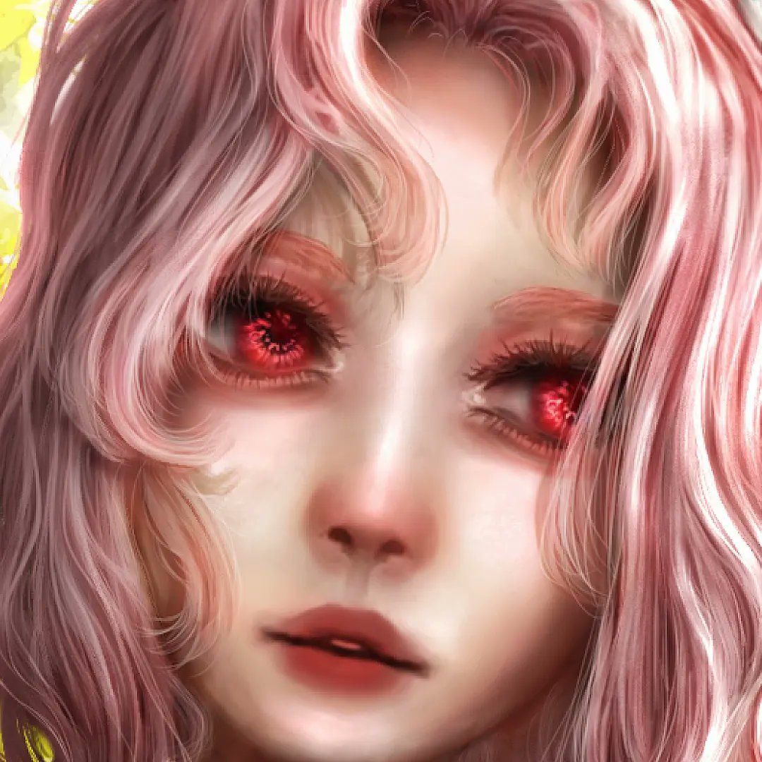 xLieRuby's tweet photo. And her face! I spent the most time on her pink hair! https://t.co/4IHmN3KEEl