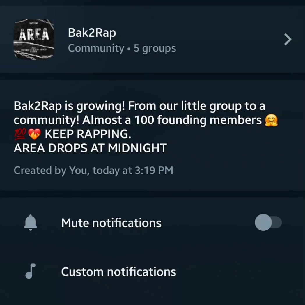 Bak2Rap's tweet photo. Scan QR code to join the community! ( or you can dm for the link to be sent to you )
AREA DROPS AT MIDNIGHT
play safe ๐ถโ๐ซ๏ธ
Pre save link in bio ๐ฝ๐ฅ https://t.co/AKDuDDR8rq