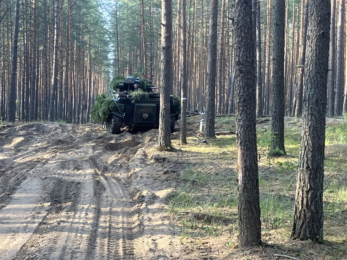 #NATO eVA Brigade 🇱🇹 conducts as the final highlight a Live Firing Exercise for Task Force #GriffinStorm. We show our dedication to reassure our allies on #NATO|s Eastern Flank.