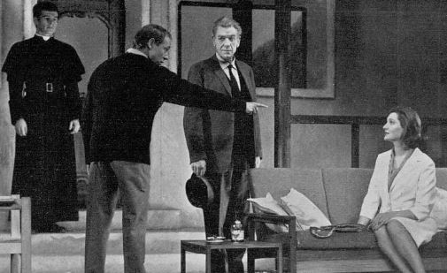 Wyfan2's tweet image. Classic Piège pour un homme seul by Robert Thomas returns - #BarbaraMurray starred with #AndreMorell and #MichaelBryant in the 1963 west end version TRAP FOR A LONELY MAN wymark.org.uk/trap.html