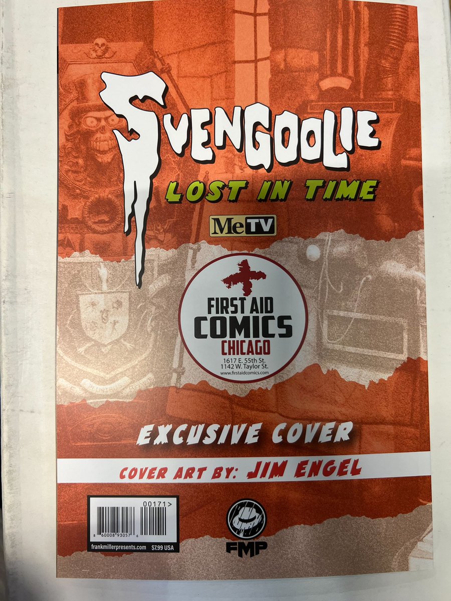 FIRSTAIDCOMICS's tweet image. Next week!! @Svengoolie comic and exclusive cover!!!