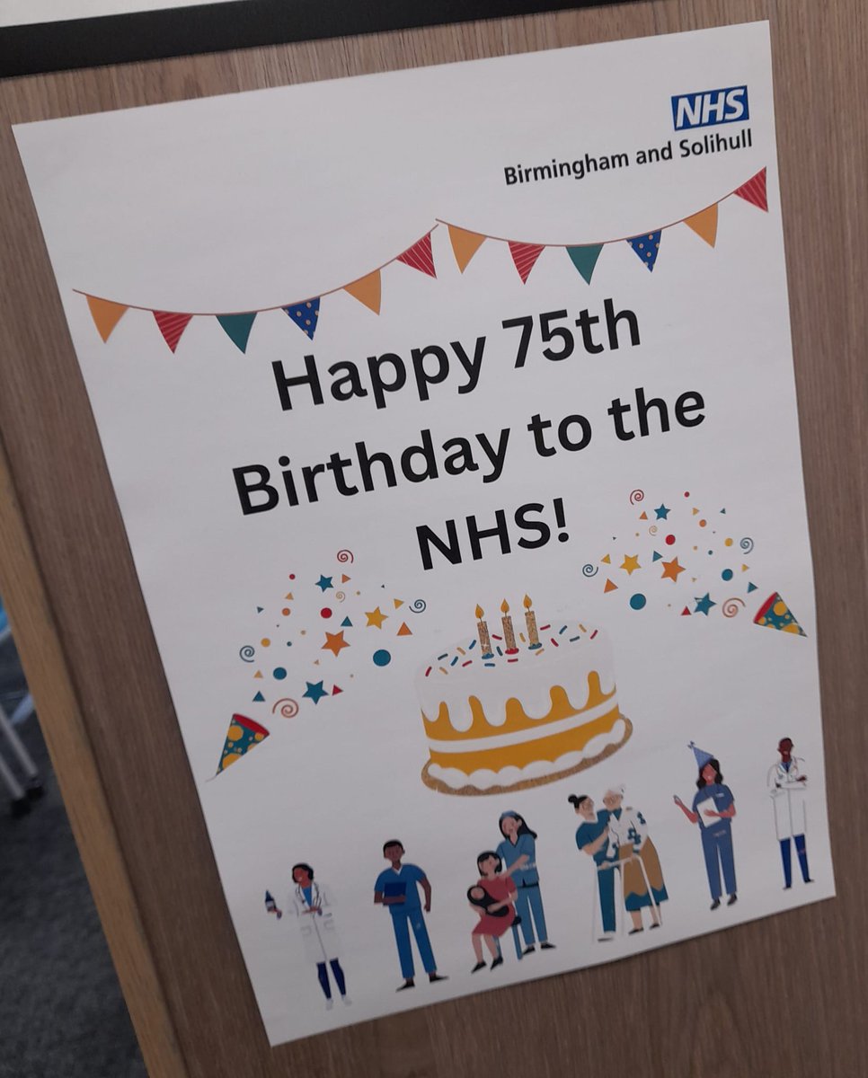 As we today marked the 75th anniversary of the NHS, we hosted a special tea party as a small way of thanking our staff for their continued hard work and dedication #NHS75  #NHSBirthday