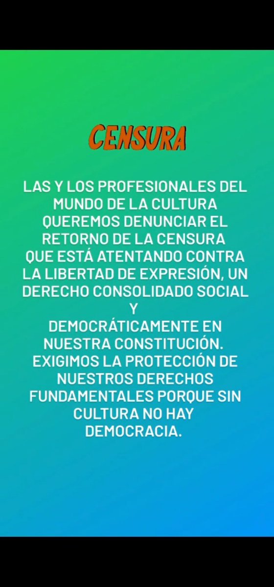 Merche8A's tweet photo. #StopCensura 
#culturasincensura https://t.co/1ubHvHnCk1