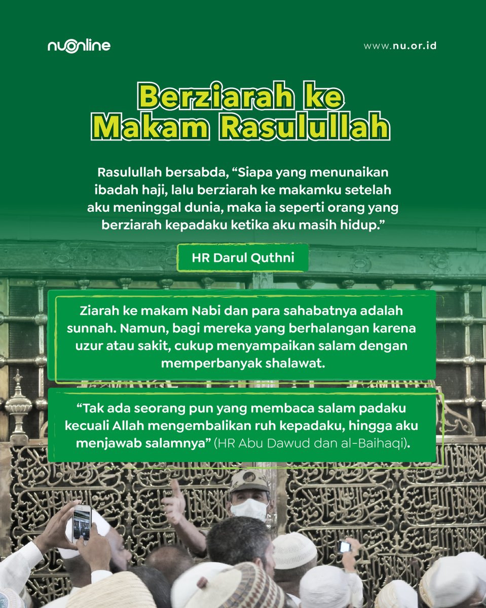 Semoga kita diberikan kemudahan untuk bisa berhaji maupun umrah serta berziarah ke makam Rasulullah.

#nahdlatululama #nuonline #dakwah #haji #haji2023 #hajiramahlansia #hajiindonesia2023 #infografishaji