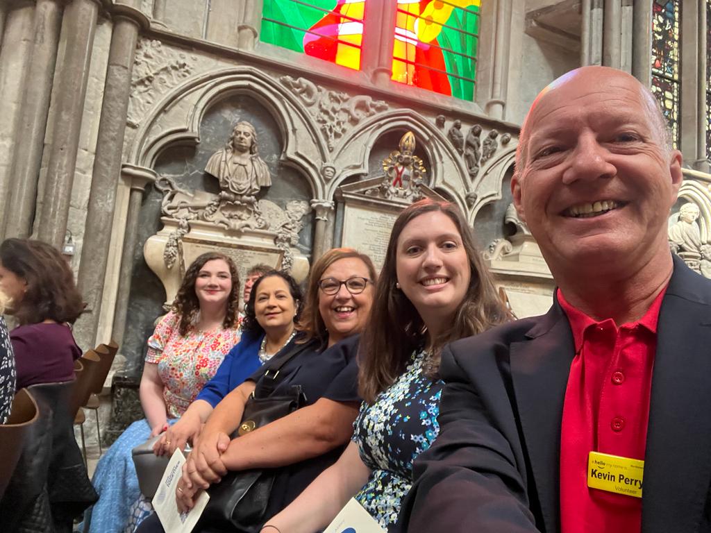 MarcellaIrvine's tweet photo. What an incredible day I've had celebrating #NHS75 birthday &amp; what a fantastic group of @NGHnhstrust colleagues to experience it with! So proud to fly the flag for AHPs @debshan65 @HeidiSmoult @nghAHP @NereaOdongoNGH @NGHTherapies https://t.co/dUtovUOtYt