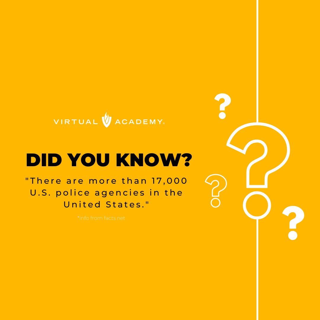 DID YOU KNOW?!
This includes municipal police departments, county sheriff's offices, state troopers, game wardens, and federal law enforcement agencies. It's looking like they'll reach 18,000 in no time!