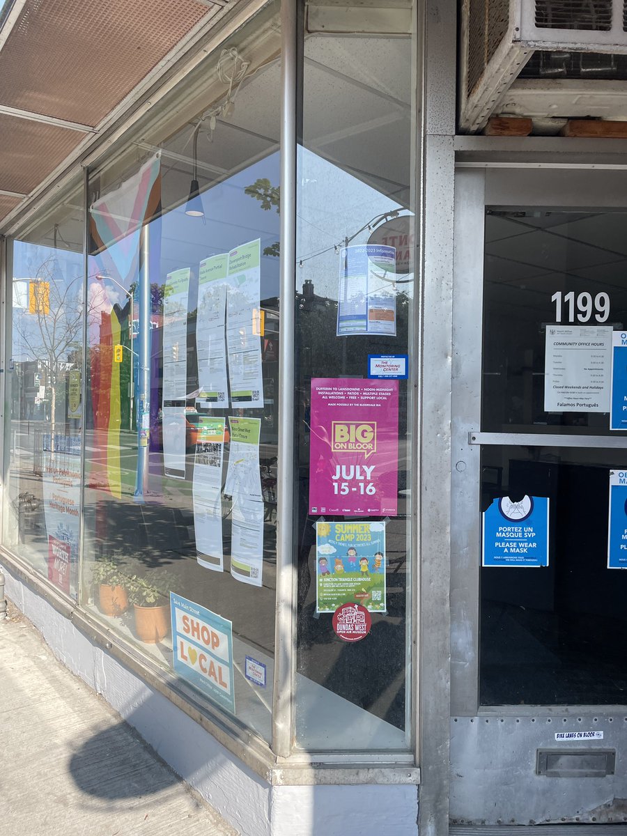 We are so excited to see <a href="/bigonbloorfest/">BIG on Bloor Festival</a> posters up in all the #Bloordale storefront windows. This is just a small sample of the businesses featured.