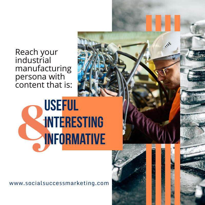 SocialSMktg's tweet photo. Want to maximize your industrial manufacturing content? Get the scoop on 10 personas and craft content that drives engagement!
๐ Read more: https://t.co/zCngOdu9M5
#IndustrialManufacturing #B2BContentStrategy #B2Btips https://t.co/ObxPSKoKV6