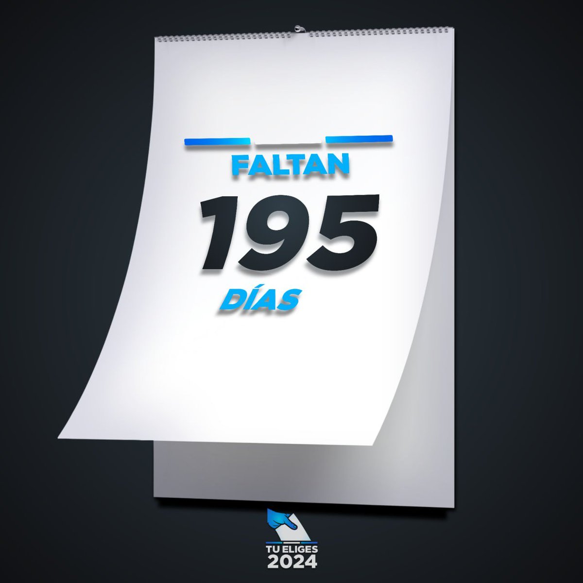 Faltan 195 días para las elecciones presidenciales🗓️🗳️
