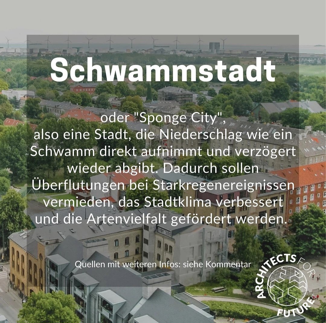 Und, seid ihr bei euch schon auf dem Weg zur #Schwammstadt? 🧽🌳🏗 #Klimafolgenanpassung #Resilienz