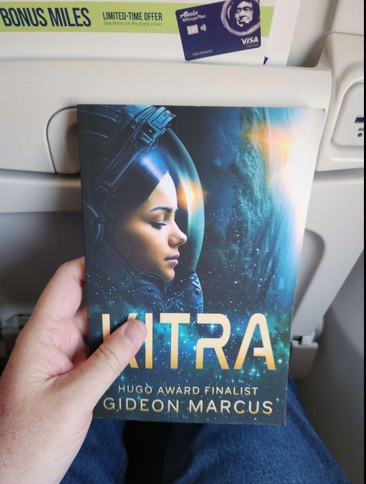 Going somewhere? #Kitra makes an excellent airplane read! (and with Book #3 coming out in paperback next month, now's a great time to get started on #thekitrasaga)

journeypress.com/titles/kitra/

#sciencefiction #space #adventure #queer #pinky #ya #stars