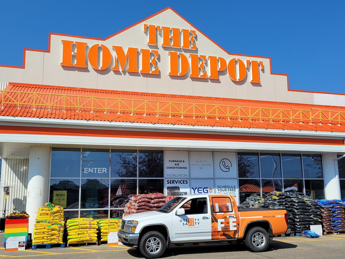 digsafeyeg's tweet photo. SHOUT OUT to @HomeDepotCanada, great supporters of #clickbeforyoudig and #safediging so you #knowwhatsbelow and #wherestheline
#SafetyFirst
#Eapuoc
#Utilitysafety.ca
#Alberta
#yeg https://t.co/Y6j33wPkS9