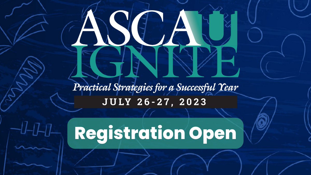Start the year off right with ASCA U Ignite: Practical Strategies for a Successful Year. This online training includes nearly 40 hours of sessions focused on building and maintaining your school counseling program. Learn more: bit.ly/44cW2sH