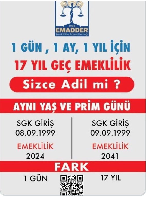 <a href="/isikhanvedat/">Prof. Dr. Vedat Işıkhan</a> Eyt li mağdur sayılırken bir gün sonrasını on yedi yıl bekletmek ne kadar adil vicdanınıza sesleniyoruz adalet ve kalkınma partisi adaleti tahsis etmeli adil bir emeklilik sistemi kademeli emeklilikle olur ümitle bekliyoruz