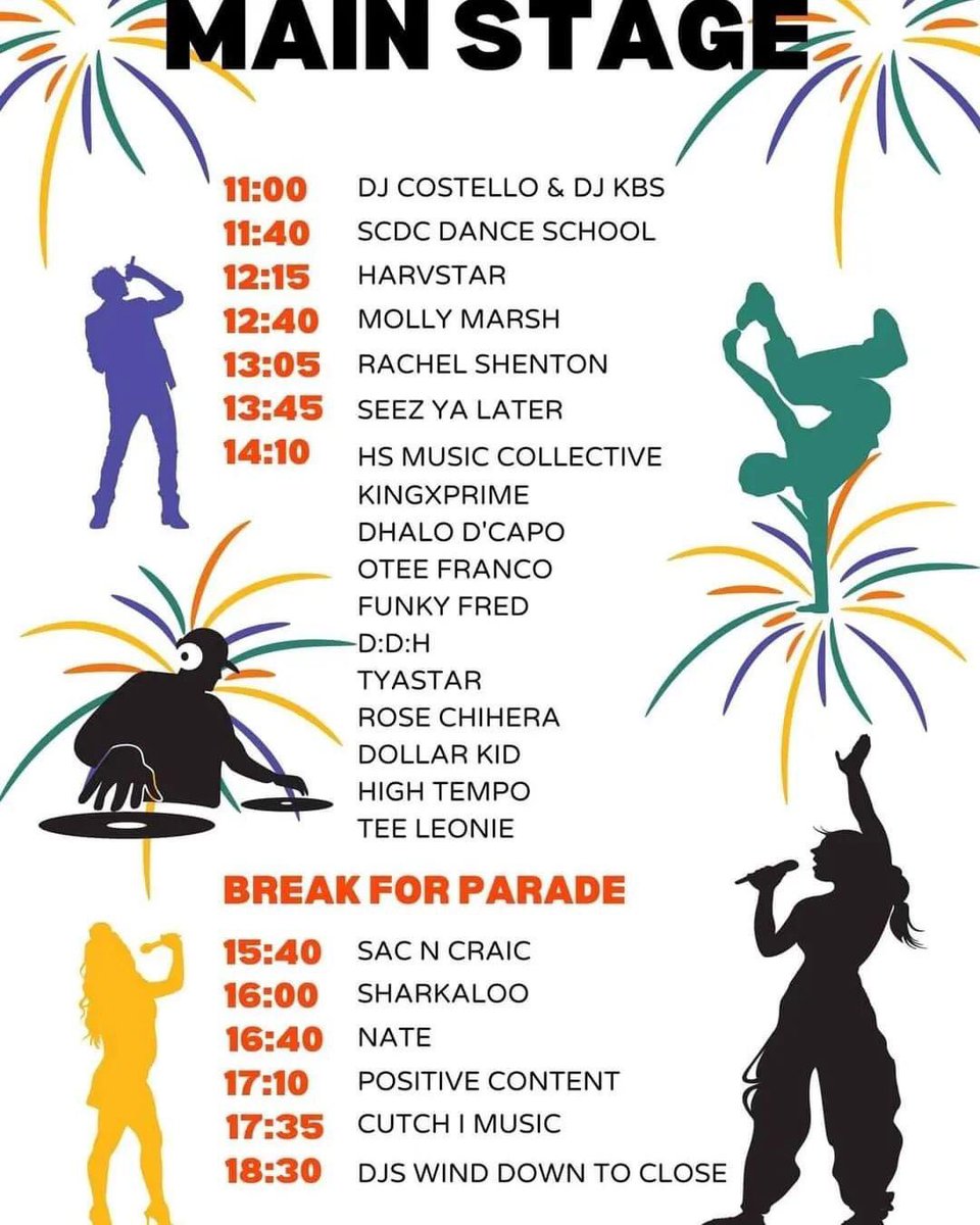 4 days until the 6 Towns Carnival 🎡 

You should definitely walk through Hanley Park between 11am and 6.30pm this Sunday! 

Maybe even stay a while, make some friends and shake and arm or a leg 😄

#getactive 💃🏾#6Townscarnival23 #comeoutside #summertimevibe #urbanwilderness