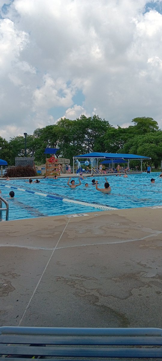 douglas_hafer's tweet photo. Two days until we leave for #Philmont. Today we are crushing it at Phillips Park pool. https://t.co/SfOSPaWFji