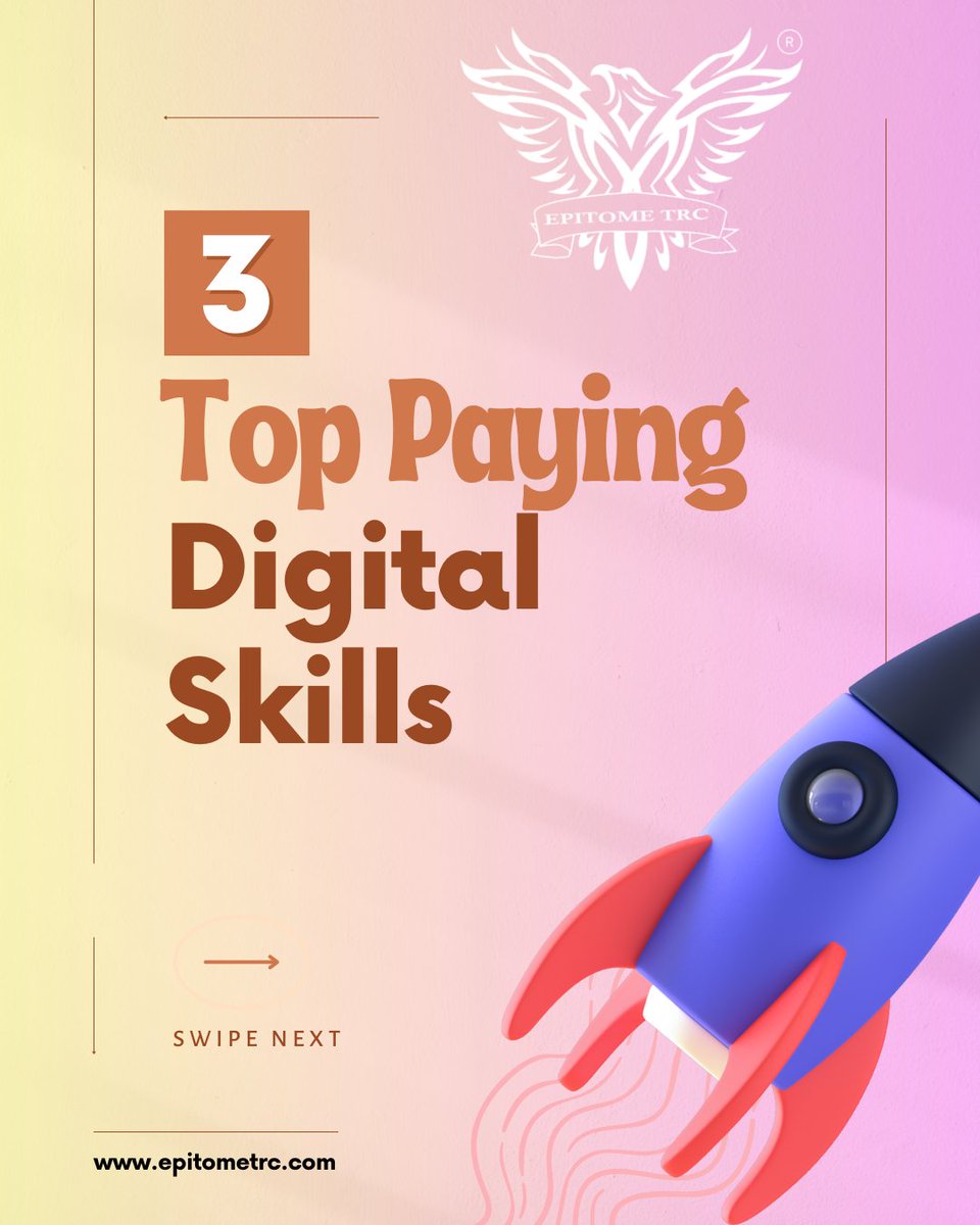 epitometrc's tweet photo. Want to level up your career? Master these high-paying digital skills!💪💼✨

#DigitalSkills #TopPayingSkills #CareerBoost #HighIncomeJobs #JobMarketDemands #SkillDevelopment #CareerGrowth #TechSkills #epitometrc https://t.co/vTTsFHdGwR