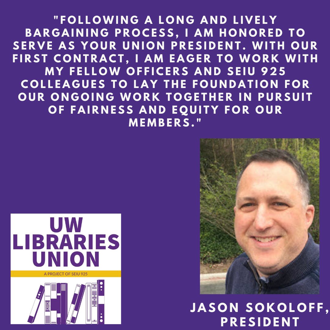 UWLibUnion's tweet image. UW Libraries Union is pleased to announce our first group of elected officers officers
who will serve from 2023-2025!
#UnionStrong #StrongerTogether #Solidarity #UWWorksBecauseWeDo