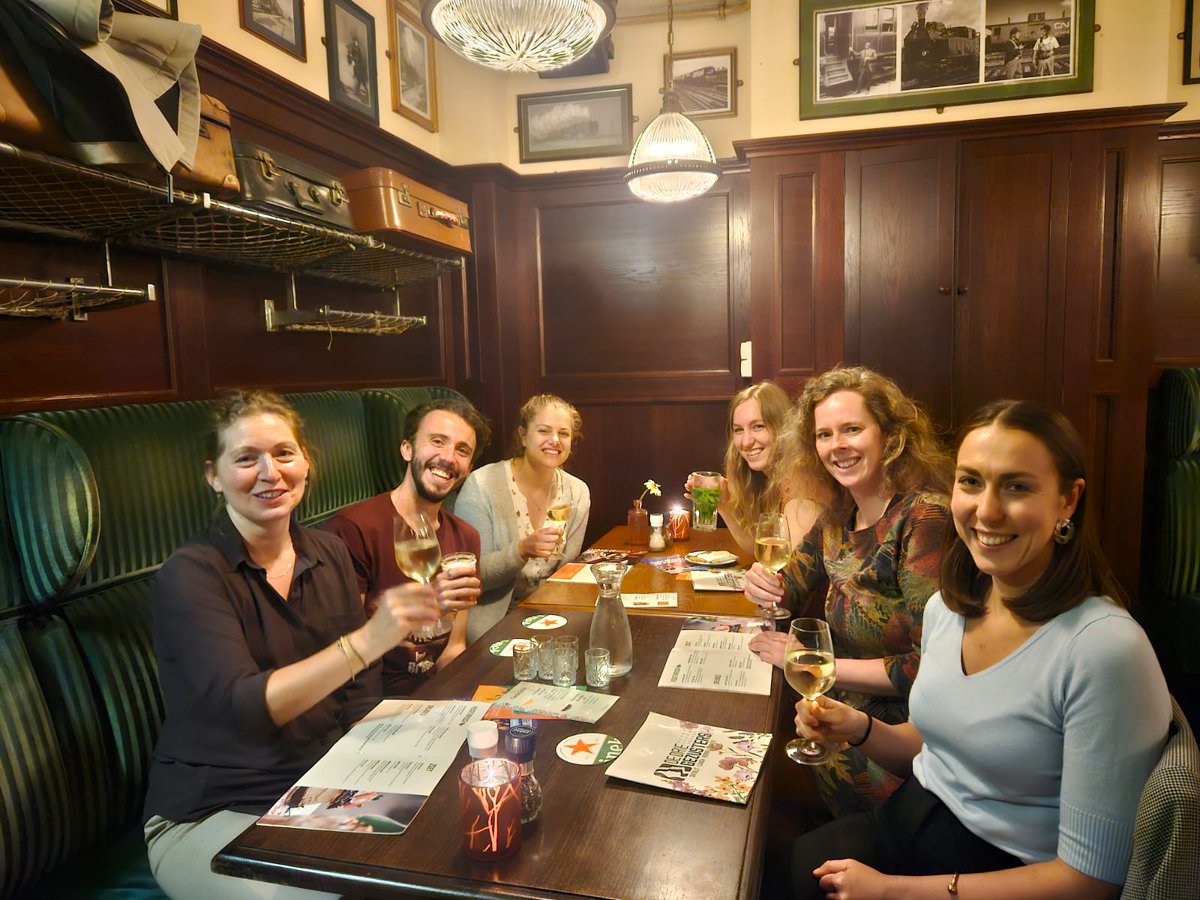 Gezellig moment with the organizing committee Groningen. Have you registered yet? We still have 50 places left. Don't leave it for the last minute! esm-network.eu/about/the-netw…