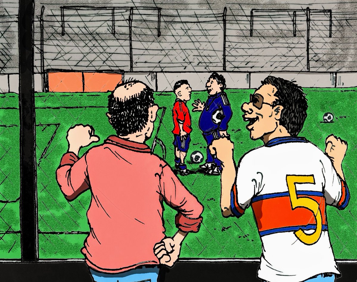 DiegolanDibujos's tweet photo. "Que difícil ser técnico hoy en día, le pide a Ramírez que no divida la pelota y apenas si sabe sumar y restar..."

#fulbo #Latribuna #Ramirez #DT #futbol #Diegolan #Dibujos https://t.co/XJ0VHed4yi