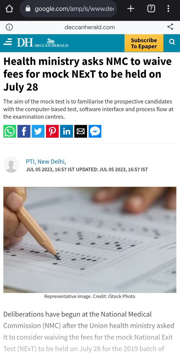 Whytcoatsoldier's tweet photo. Thanks to @MoHFW_INDIA for this step in favour of students. Hope @NMC_IND @aiims_newdelhi acknowledge this with concern. In similar move request officials to waive of 19 batch from appearing in #NExT
@OfficeOf_MM
#MedTwitter
#NONEXTFOR19BATCH
#NONEXTFOR2019BATCH
#NEXTEXAM https://t.co/Ao92600YLg
