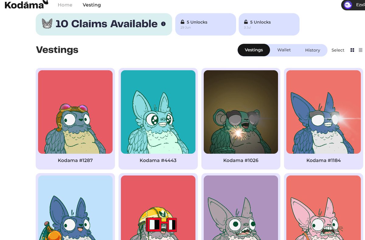 GM Kodamas!

Kodama pre-sale NFTs are fully unlocked using  KodamaVest.

We are taking feedback into consideration to improve the experience and are pleased to announce that there was no tech issues with KodamaVest!

Who will be the first project to utilize Kodamavest? 👀