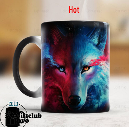 Wolfloversworld's tweet photo. Magic Wolf Color Changed Mug 11oz Home Coffee Mug
Order now
https://t.co/GUYDeQNeaJ
#wolvesmug #mug #wolfmug #accessories #tabledecor #wolf https://t.co/vlq8TCoslc