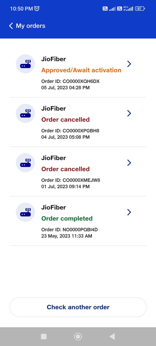 SunilAswini's tweet photo. Arey yaar, than what is this bakwaas? I have requested for relocation not new connection and your app is showing there was service in area but your engineers nd call centre lady told no service and no refund.. @DoT_India https://t.co/Km8z6PyCBt