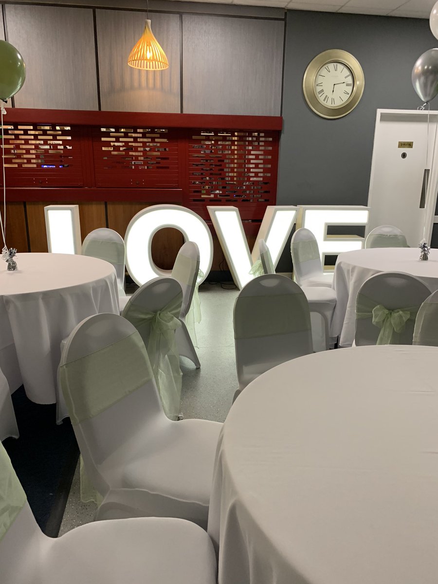 TraceyGerrard7's tweet image. INFINITY OCCASIONS 
#venuedressing #LEDnumbers #balloons #sthelens