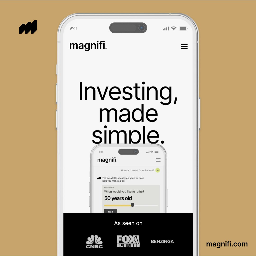 DiscoverMagnifi's tweet photo. 👀 Notice anything new on the Magnifi homepage? Head over to https://t.co/LBHd3RKwky to check it out today!

#AI #Investing https://t.co/hJRjKisgNS