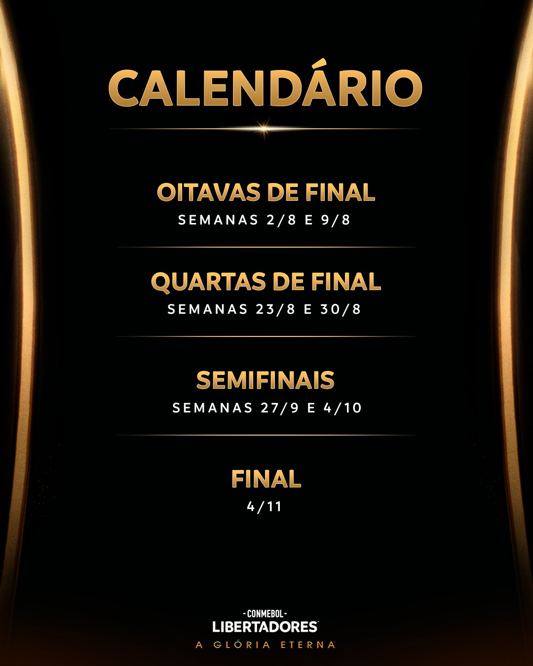 Conmebol divulga calendário da Copa Libertadores de 2023