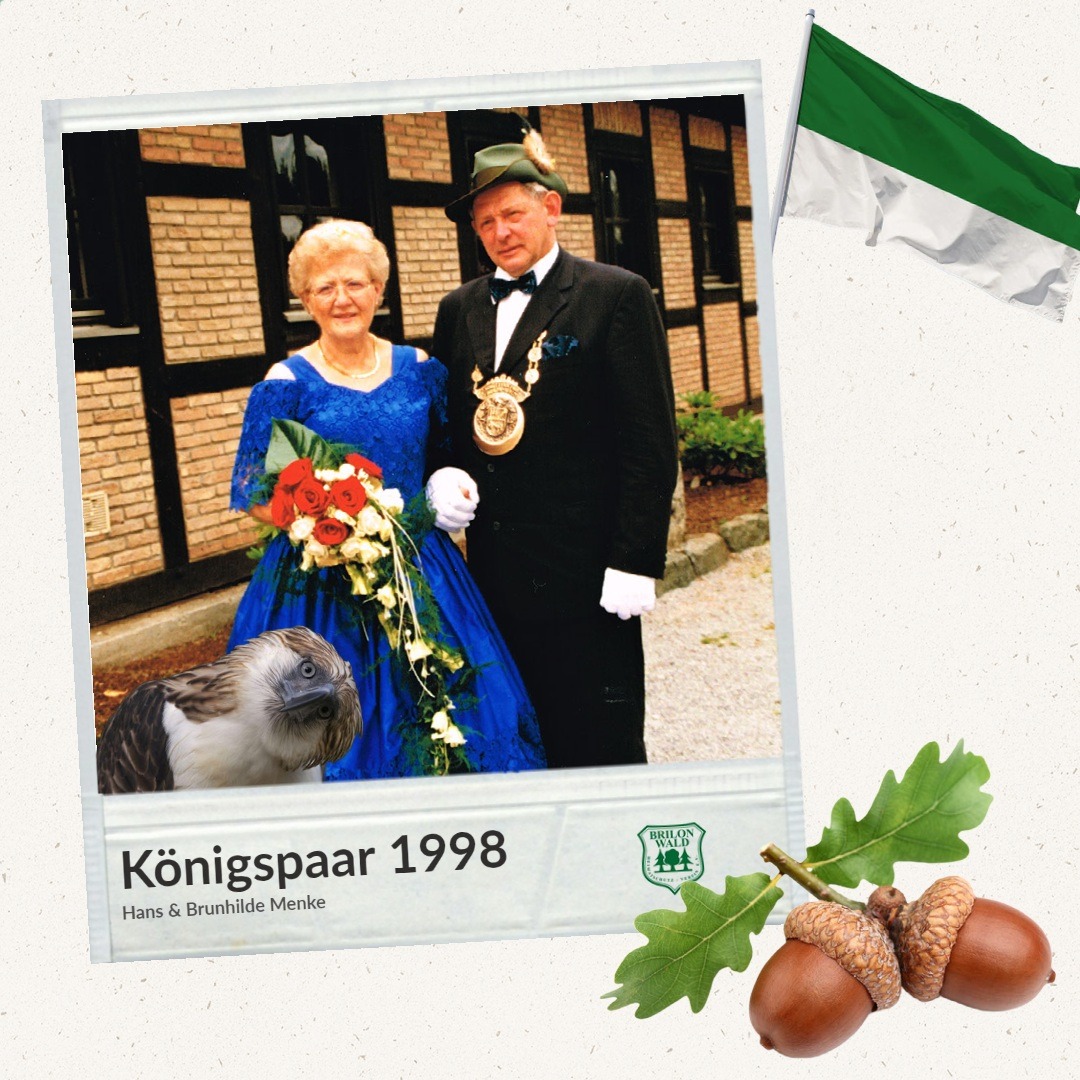 Unser Schützenkönigspaar vor 25 Jahren: Hans &amp; Brunhilde Menke
#echtHSV 🇳🇫