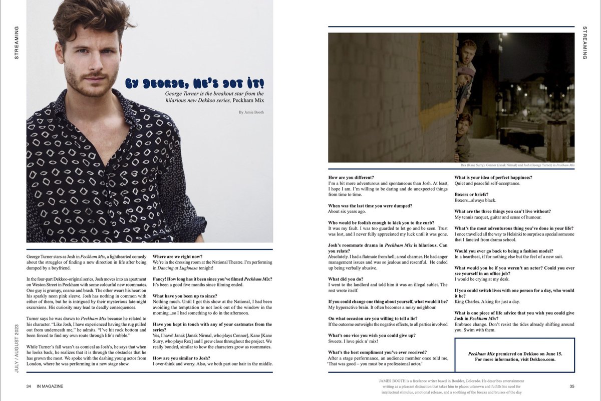 georgeturneruk's tweet image. Thanks to @INMagazineCA for the spread! issuu.com/intorontomag/d…