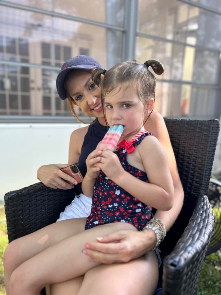 Streinsclass's tweet photo. Aunt Kiki with all the kiddos on the 4th! So much fun running around with this wild bunch #auntlife #IndependenceDay #redwhiteblue #ihatefireworks https://t.co/biW61PKztE