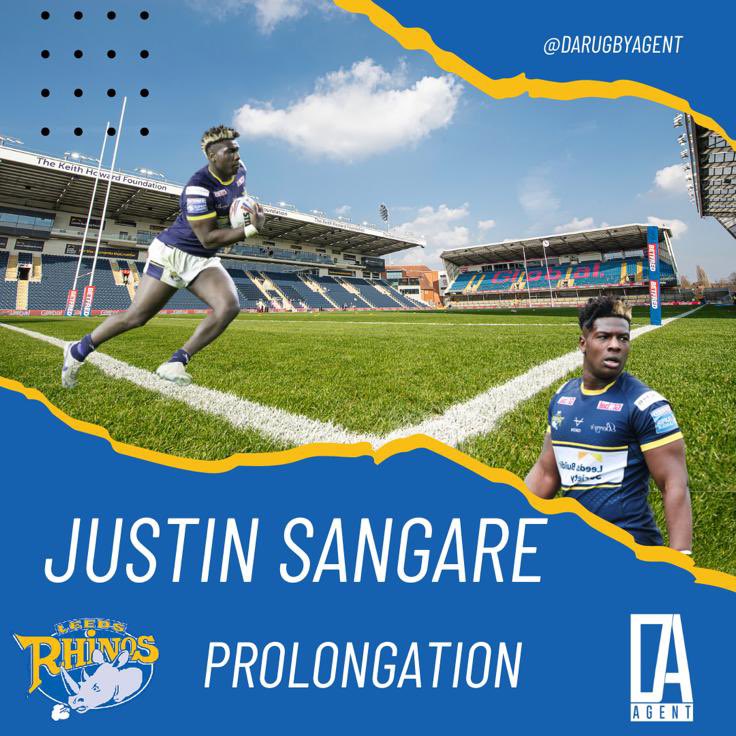 ✍️ Justin Sangare X <a href="/leedsrhinos/">Leeds Rhinos</a> 

The French prop has extended until 2025 with the Rhinos. 

Congratulations Justin ! 

#Sanga #justinsangare #leedsrhinos