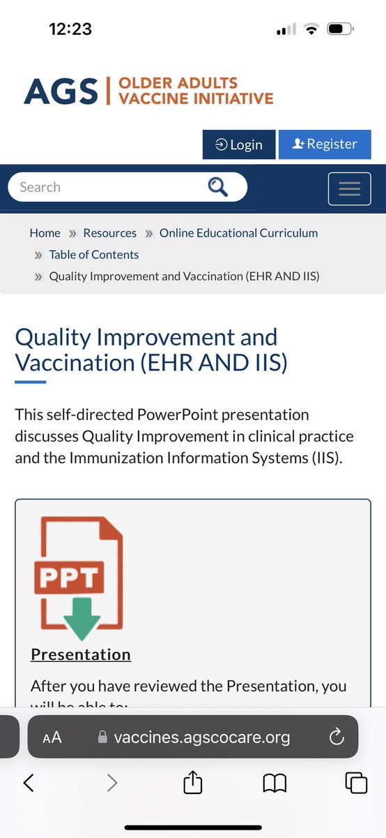 nuzhaamjad1's tweet photo. https://t.co/EXu68U3V2s ..a phenomenal website by #AGS to get complete updated education for all vaccines required for older adults !!!.. https://t.co/ALbaXtIiSY